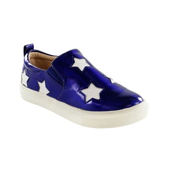 Kids Metallic Star Slip-On Shoe - Picture 6 of 7